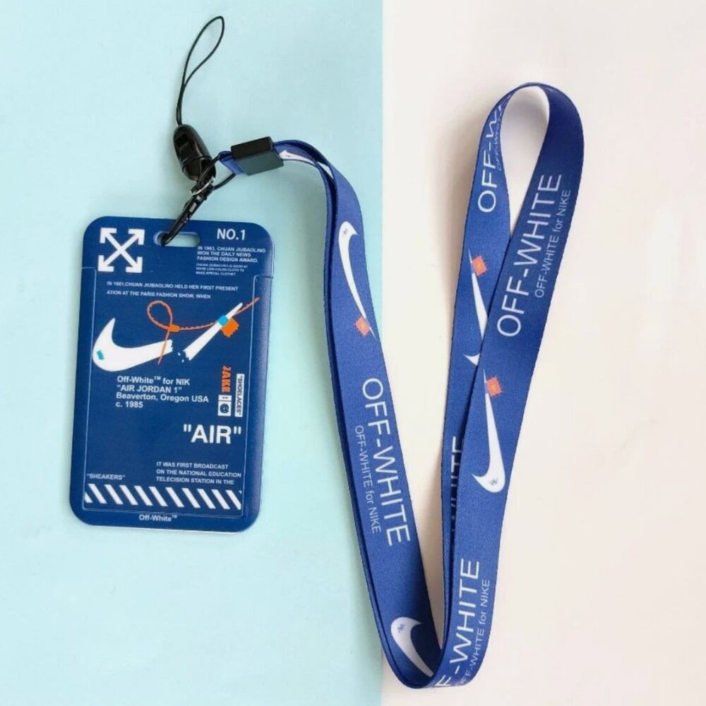 Nike Lanyard ID Holder - ROYAL BLUE